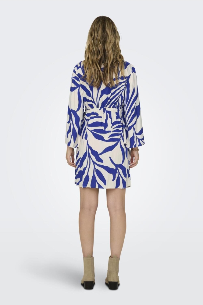 JDYSEZEN LIFE 7/8 SHORT DRESS WVN D 15321349 Sandshell/SURF THE WEB